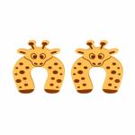 THE LITTLE LOOKERS Giraffe Multipurpose Accidental Door Lock Protection for Babies (Pack of 2)