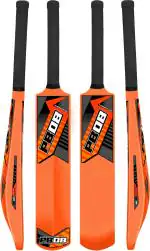 PB08 Winning Everyday Orange Pvc Full Size Cricket Bat For Tennis, 750-850 G