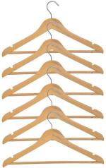 Abbuy Wooden Hanger ,Pack of 6