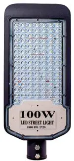 PE LOGO WITH WORD ENLIGHTING LIVES 100 Watts Lens LED Street Flood Light Waterproof IP65 Full Metal Body, 140 Per watt Lumens with 2 Years Warranty