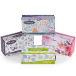 Papyrus Face Tissue Box Freshup Grand | Face Tissue Paper | Face Tissue Wipes | 100 pulls x 2ply=200 sheets (Set of 4) (200 Tissues)