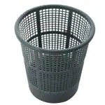 Kuber Industries Grey Plastic Dustbin Garbage Bin For Office Use School