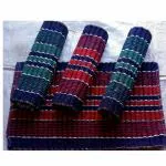 ROUSN Cotton bathmat Rugs Door mat for Living Room / Out Door in Door / Office Doormat /Cotton Doormat Set of 4 Piece. Size; Width 40 cm X Length 60 cm