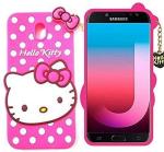 Mbcase Samsung Galaxy J7 Pro Pink Rubber Back Cover