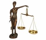 Kartique Home Decor Brass Justice Lady Idol Andha Kanoon Statue 9 Inch
