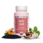 Exerfit Hrit Ved|100% Natural|healthy Cholesterol Level|Arjuna,Garlic,Neem Dry|Veg |60 capsule