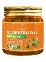 Newish Aloe Vera Gel for Face, Skin & Hair with Turmeric Anti-Acne Pure Aloe Vera Gel | Best Suitable for Women & Men of all Skin - 200 GM