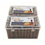 GAVO HARSHIDDHI Natural Desi Cow Dung Loban Dhoop Batti Made by Loban Guggal Chandan Jatamansi Gulab Bhimseni Kapur for Puja/Hawan / 2.5 Inches Organic Incense Stick (120-Piece)