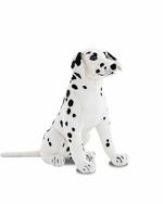 Tickles Polyester Sitting Dalmatian Dog Lightweight Soft Toy 53 cm 1 Month and Up