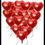 SV Traders Red Balloons Bouquet for Birthday/Anniversary/Party Decoration