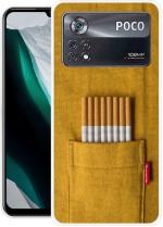 PAEDICON Back Cover for POCO X4 Pro 5G (Yellow, Silicon)