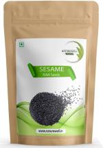 Naturewell Whole Fresh and Natural Black Sesame Seeds| Kaale Til| Tal| Indian Spice - Pack of 250 gram