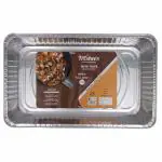 Freshee 3pcs Aluminium Foil Container With 50 Pre-Cut Aluminium Foil Sheets, 9000ml Disposable Aluminium Baking Tray Full Deep Without Lid & 220 x 250mm Foil Sheets for Multipurpose use
