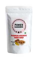 Power Kashmir Walnut Kernels Light Half 500 Grams, Kashmiri Akhrot Giri Natural Organic