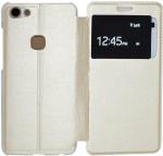 COVERBLACK Artificial Leather::Plastic Flip Cover Compatible model for Vivo 1718 / Vivo_V7 - Gold