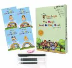 Teachelps The Magic Hand Writing Book | Reusable | 4 Book Set | 1 Pen Set