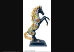RITUALISTIC Enchanting Horse Statue - A Striking Showpiece Seamlessly Marrying Artistry with Symbolism. Ideal for Living Rooms, Offices & Home Decor | 15 Inches (Black Standing Horse)