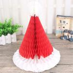 My Party Suppliers Christmas Decoration Christmas Honeycomb Santa Hats Paper Santa Claus Hats Christmas Gifts Chris Christmas Cap