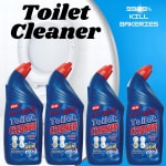 BLISS & BLUSH Toilet Cleaner blue 2Liter Natural, Plant Based, Non Toxic, Biodegradable, Eco-Friendly | Kills 99.9% Germs, Leaves No Residue, Pet & Baby Safe