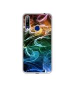 Casotec Smoky Pattern Design Printed Silicon Soft TPU Back Case Cover for LG W31