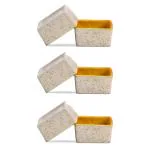 Caffeine Cream, Yellow Ceramic Dip And Sauce (Set Of 6)