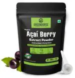 GREENDORSE Acai Berry Extract Powder | SUPERFOOD with Vitamin C | For Antioxidants Protection, Supports Brain, Liver & Heart Functioning- 50g
