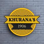 URBANITE CREATION Yellow Khurana's Designer Acrylic Name plate Black 3D Letters|Acrylic Customised/Personalized