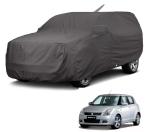 Auto Hub Car Body Cover Compatible for Maruti Suzuki Swift Dzire (Model : 2008-2016) with Mirror Pocket and Antenna Pocket, Water resistant, Elastic Bottom, Triple Stitched, 2X2 Grey Matty