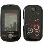 Imbi Black Plastic Full Panel For Samsung S3650 Corby