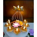 M S Handicrafts Iron Urli Bowl Saain104