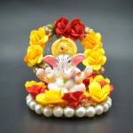 CraftVatika Ganesha Idol for Home Decor Car Dashboard Gif Home Decor (3.5 Inches Height)