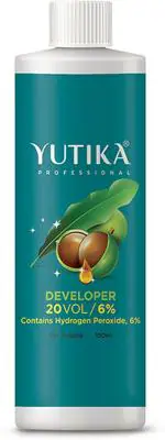 Yutika Professional Hair Colour Developer 20 Volume (6%) 150 ml , White
