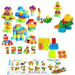 Vastate Most Economical Medium Size Blocks Smart Activity Fun And Learning Train for Kids Baby 60 pcs