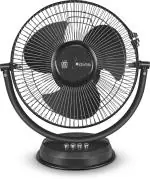 Zigma Tiktik 300 Mm 3 Blade Ultra High Speed Table Fan, Black