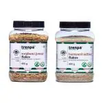 Trenpa Barnyard & Sorghum Millet Flakes Combo | 400 gm x 2 | Diabetic-Friendly, Gluten-Free Food