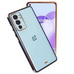 Sonty Oneplus 9RT Blue Plastic and Thermoplastic Polyurethane Anti Fingerprint Mobile Back Cover