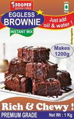 SOOPER EGGLESS BROWNIE 1 kg ()