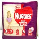Huggies Baby Diapers 1 - 2 Years Large 32 Pieces.
