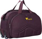 FEDRA Purple Polyester Strolley Duffel Bag - 40 L