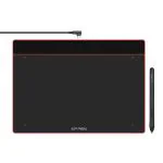 XP-Pen Deco Fun L Carmine Red Graphics Tablet 10 x 6.27 Inch Pen Tablet with 8192 Levels Pressure Sensitivity