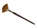 Brustro Brown Kolinsky Imitation Watercolour Fan Brush Size 6