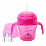 1st Step Twin Handle Cup With Interchangable Sipper Pink - 150 ml