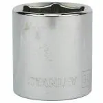 Stanley 1-88-752 Alloy Steel Six Point Standard Socket 30 mm