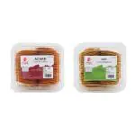 Pitoz Coin Khakhra- (2 Packs of 200gm Each) Achari & Methi | Roasted Coin Khakhra |No Maida No Oil Healthy Diet Snacks Food