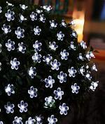 X4Cart White 16 LED 4 Meter Blossom Flower Fairy String Lights