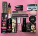 DAIMANPU Waterproof Makeup Combo for Girls, 11 Makeup Combo Set (Pack of 11)