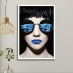 SAF Premium Modern Art Digital Reprint 19.5 inch x 13.5 inch Painting (With Frame) COMBO-369-M1