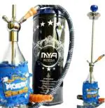 CREZYSKY Heavy Base New Mya MOZZA Original Glass Sheesha Hookah with Case (Colour May Vary)