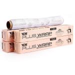 TDS PLUS WRAP 11 Meter Food Wrapping Butter Paper (Brown Print, Pack 4)