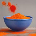 BRIGHT BLOOM Natural Organic Orange Gulal 200gm Holi Color Powder Pack of 1 (Orange, 200 g)